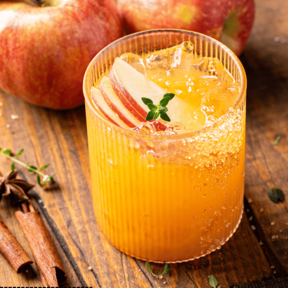 Spiced Apple Paloma Cocktail
