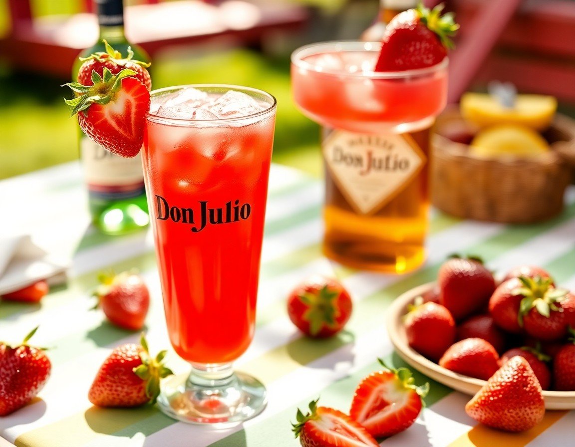 Don Julio Strawberry Daiquiri, a fruity summer favorite